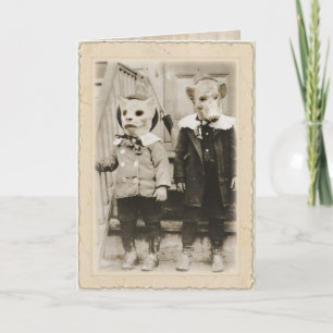 Carte Halloween antique   Allan ~Edgar Poe