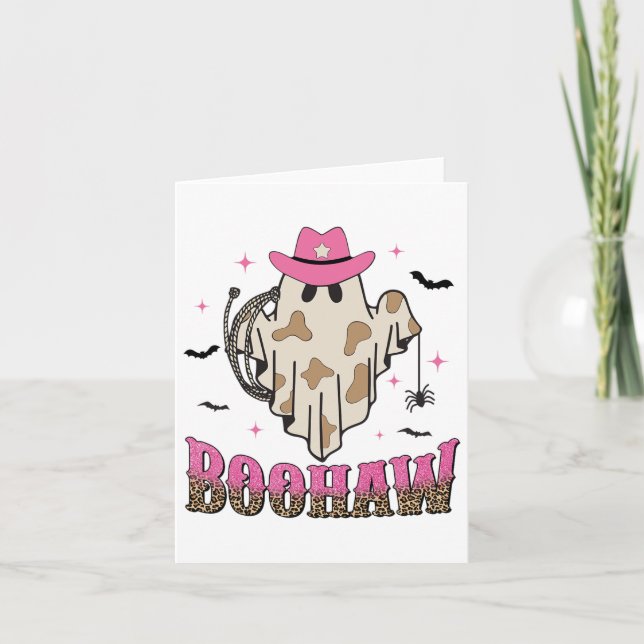 Carte Halloween Boohaw Ghost (Devant)