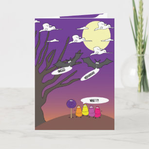 Carte Halloween Candy Peur !