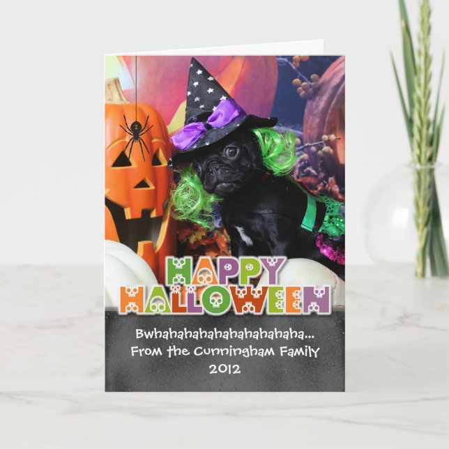 Carte Halloween - Carlin - Daisy Mae (Devant)