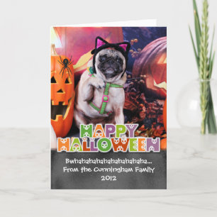 Carte Halloween - carlin - lis Lou