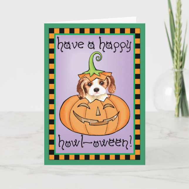 Carte Halloween Cavalier (Devant)