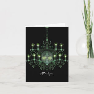 Carte Halloween Chandelier Wedding