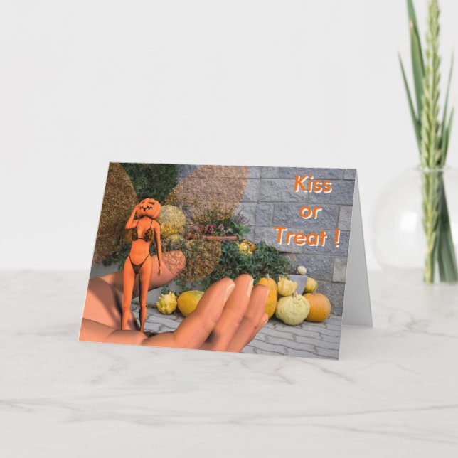 Carte Halloween Citrouille Fairy (Devant)