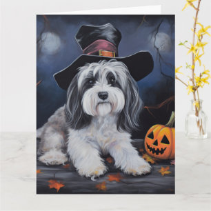 Carte Halloween Citrouilles Havanais effraie