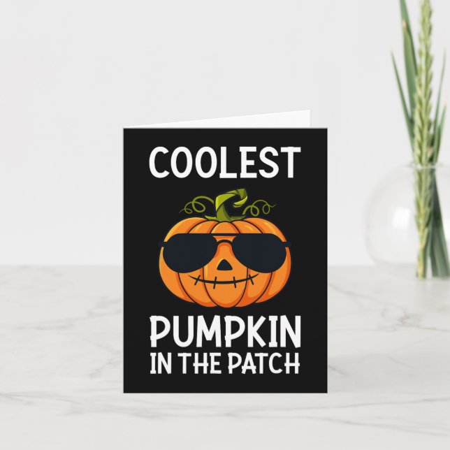 Carte Halloween Coolest (Devant)