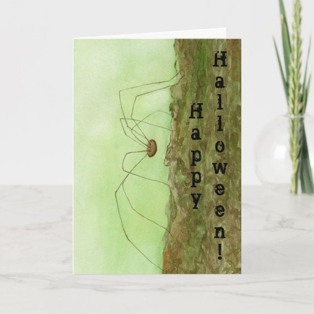 Carte Halloween Daddy Long Legs (Devant)