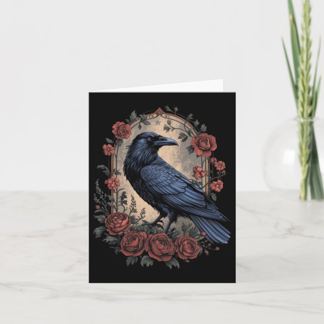 Carte Halloween Dark Mysterious Nature Imaginaire (Devant)