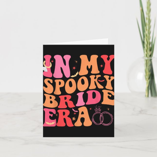 Carte Halloween de mariée dans ma Éffrayante Mariage de  (Devant)