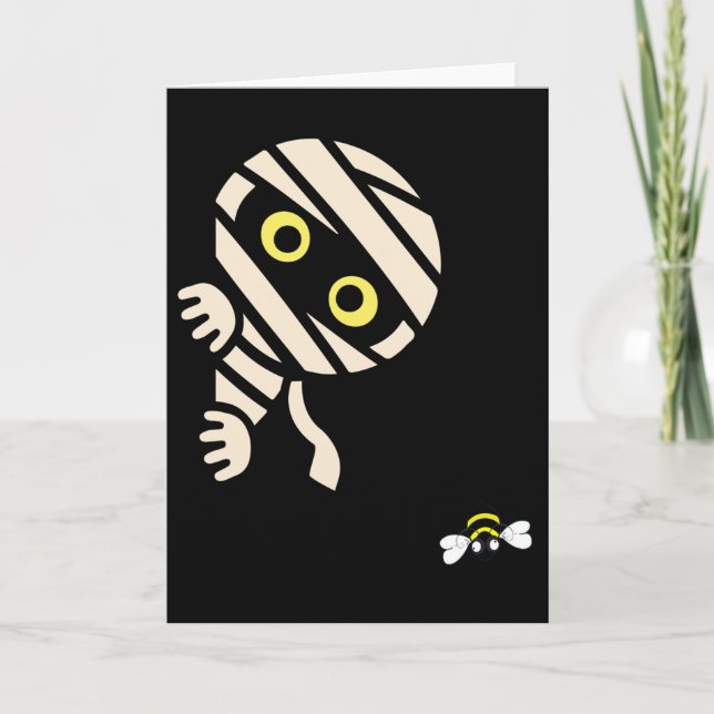 Carte Halloween de Mummy Bee (Devant)