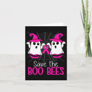 Carte Halloween de sensibilisation au cancer du sein che