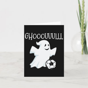 Carte Halloween du football fantôme