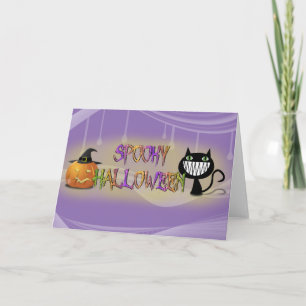 Carte Halloween éffrayant