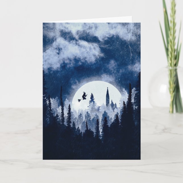Carte Halloween effrayant (Devant)