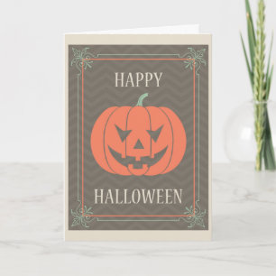Carte Halloween effrayant