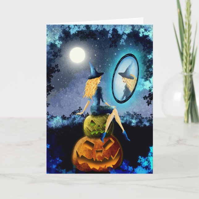 Carte Halloween effrayant (Devant)