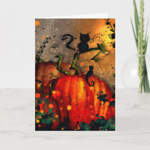 Carte Halloween effrayant