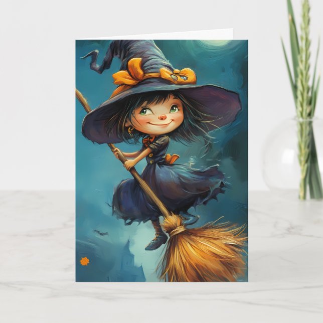 Carte Halloween effrayant (Devant)