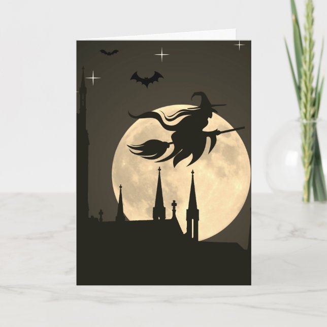 Carte Halloween effrayant (Devant)