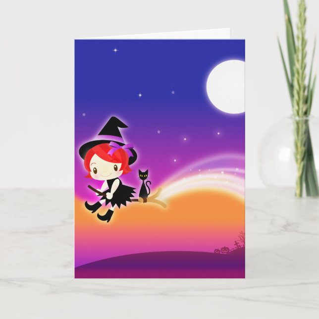 Carte Halloween effrayant (Devant)