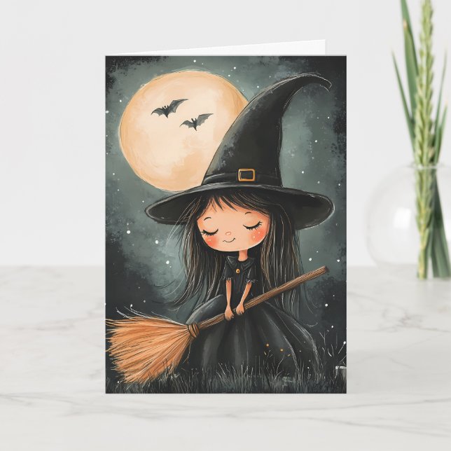 Carte Halloween effrayant (Devant)