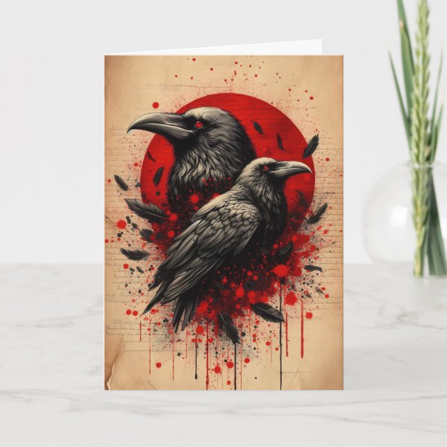 Carte Halloween effrayant (Devant)