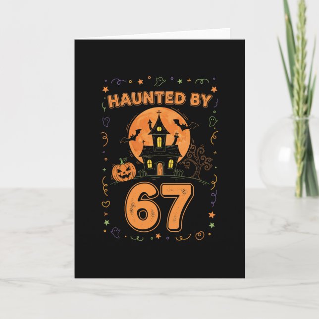 Carte Halloween effrayant 67 Six Sept Mème 1 (12)  (Devant)