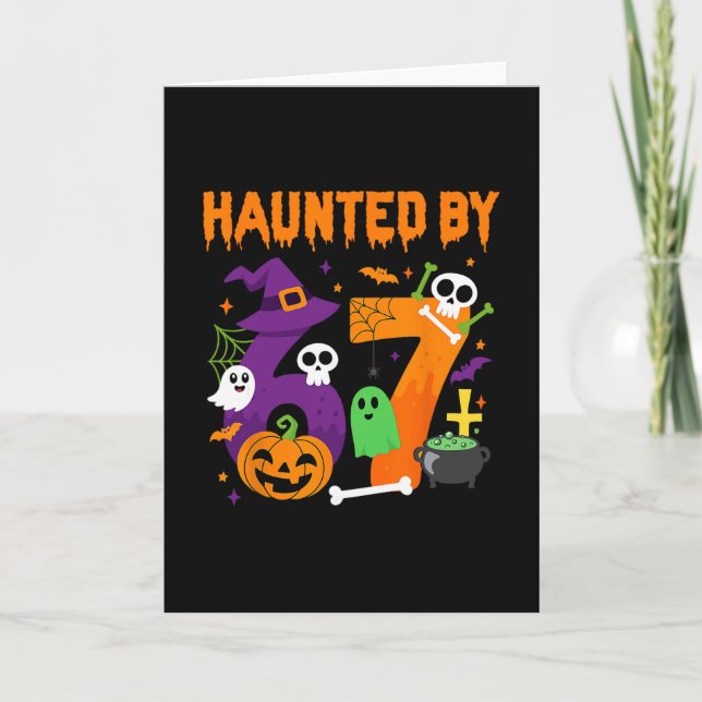 Carte Halloween effrayant 67 Six Sept Meme 1 (17)  (Devant)