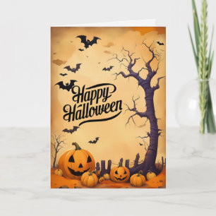 Carte Halloween Effrayante