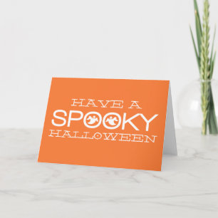 Carte Halloween éffrayante