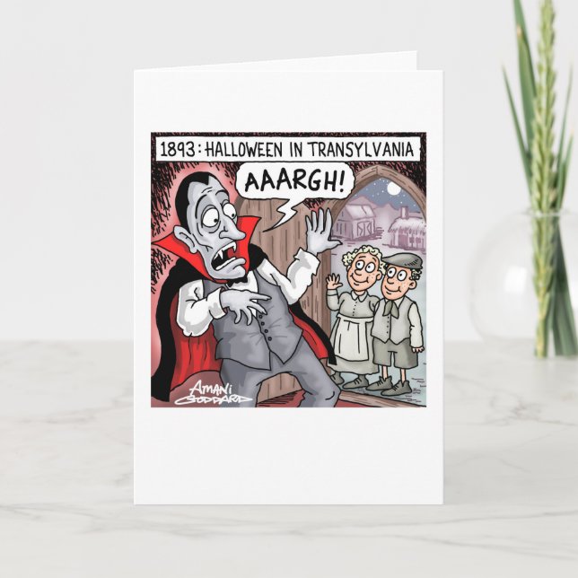 Carte Halloween en Transylvanie (Devant)