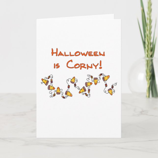 Carte Halloween est Corny (Devant)