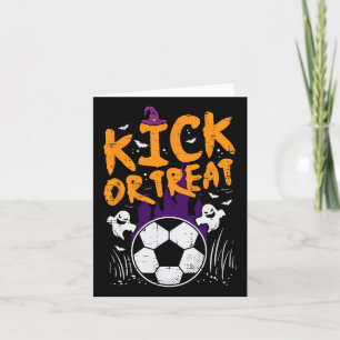 Carte Halloween Football Kick Ou Treat Football Costume 