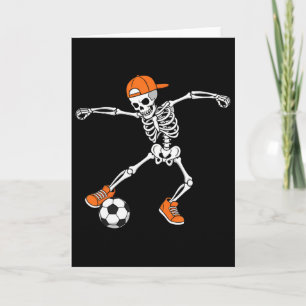 Carte Halloween Football Squelette Footll Trick Or Treat