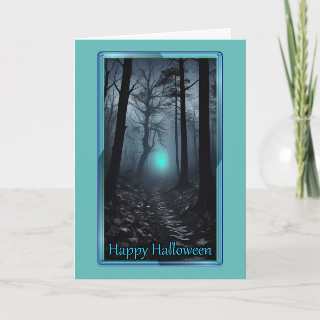 Carte Halloween Forest Glow (Devant)