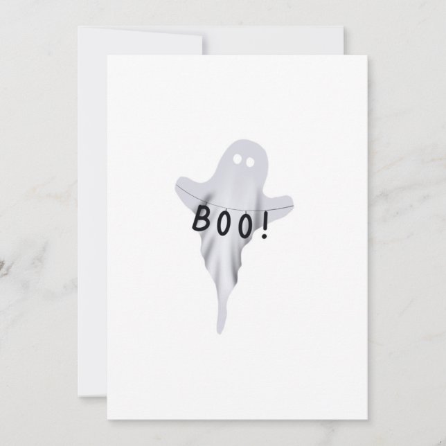Carte Halloween Ghost (Devant)