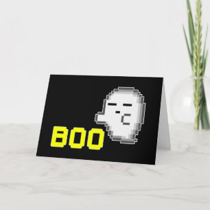 CARTE HALLOWEEN GHOST - BOO