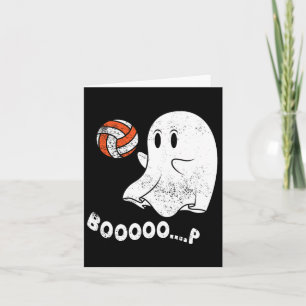 Carte Halloween Ghost Jouer Volleyll Joueur Coût Sport