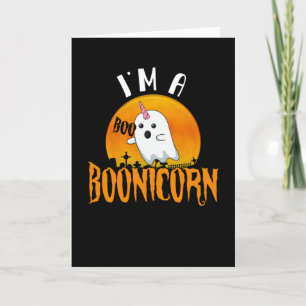 Carte Halloween Ghost Spirit Boonicorn Unicorn