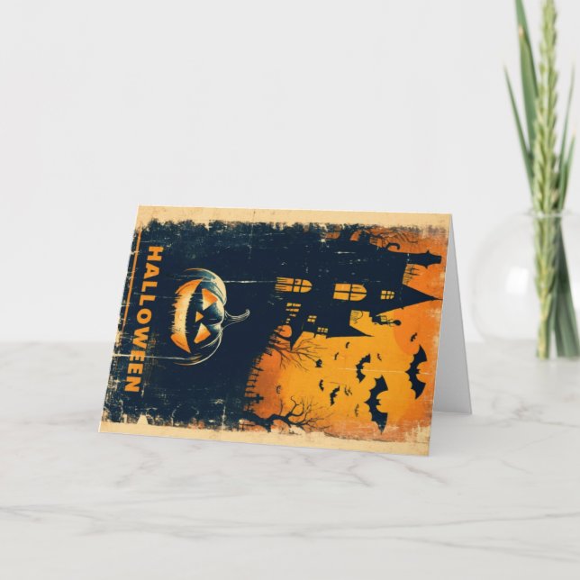 Carte Halloween Graphic - Edition limitée (Devant)