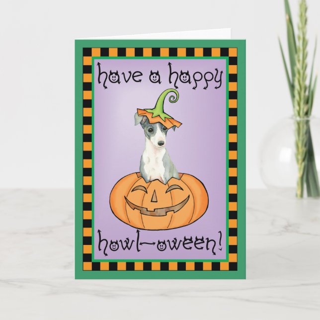 Carte Halloween grec italien (Devant)
