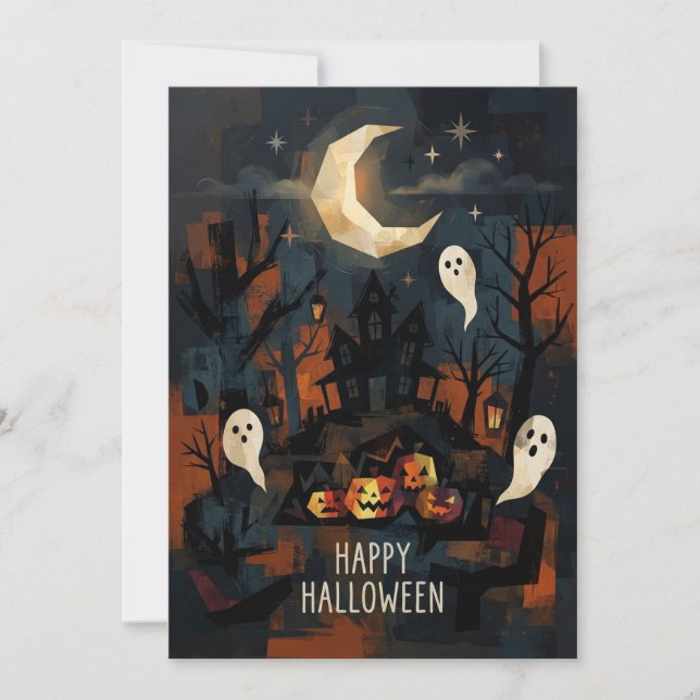 Carte Halloween Greeting Card (Devant)