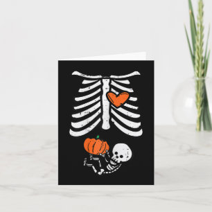 Carte Halloween Grossesse Squelette bébé Halloween Costu