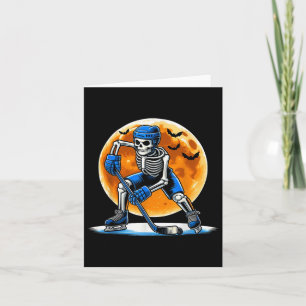 Carte Halloween Halloween Hommes Hockey Hockey