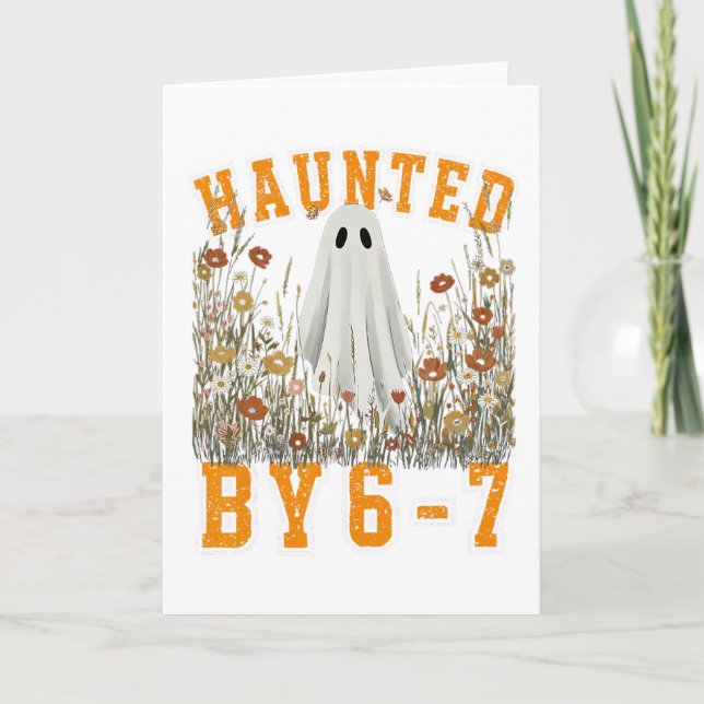 Carte Halloween Haunted 67 Six Seven Meme 1 (26)  (Devant)