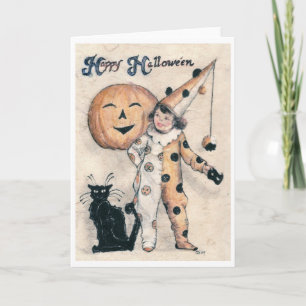Carte Hallowe'en heureux