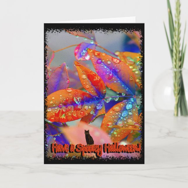 CARTE HALLOWEEN HEUREUX ! (Devant)