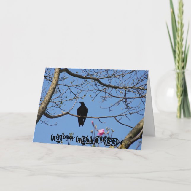 Carte Halloween heureux (Devant)