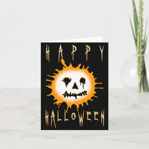 Carte halloween heureux : splatolantern