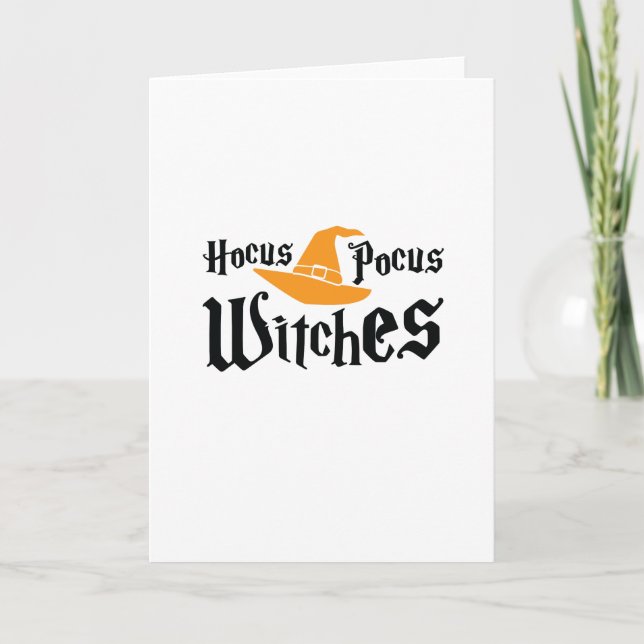 Carte Halloween Hocus Pocus Witny (Devant)